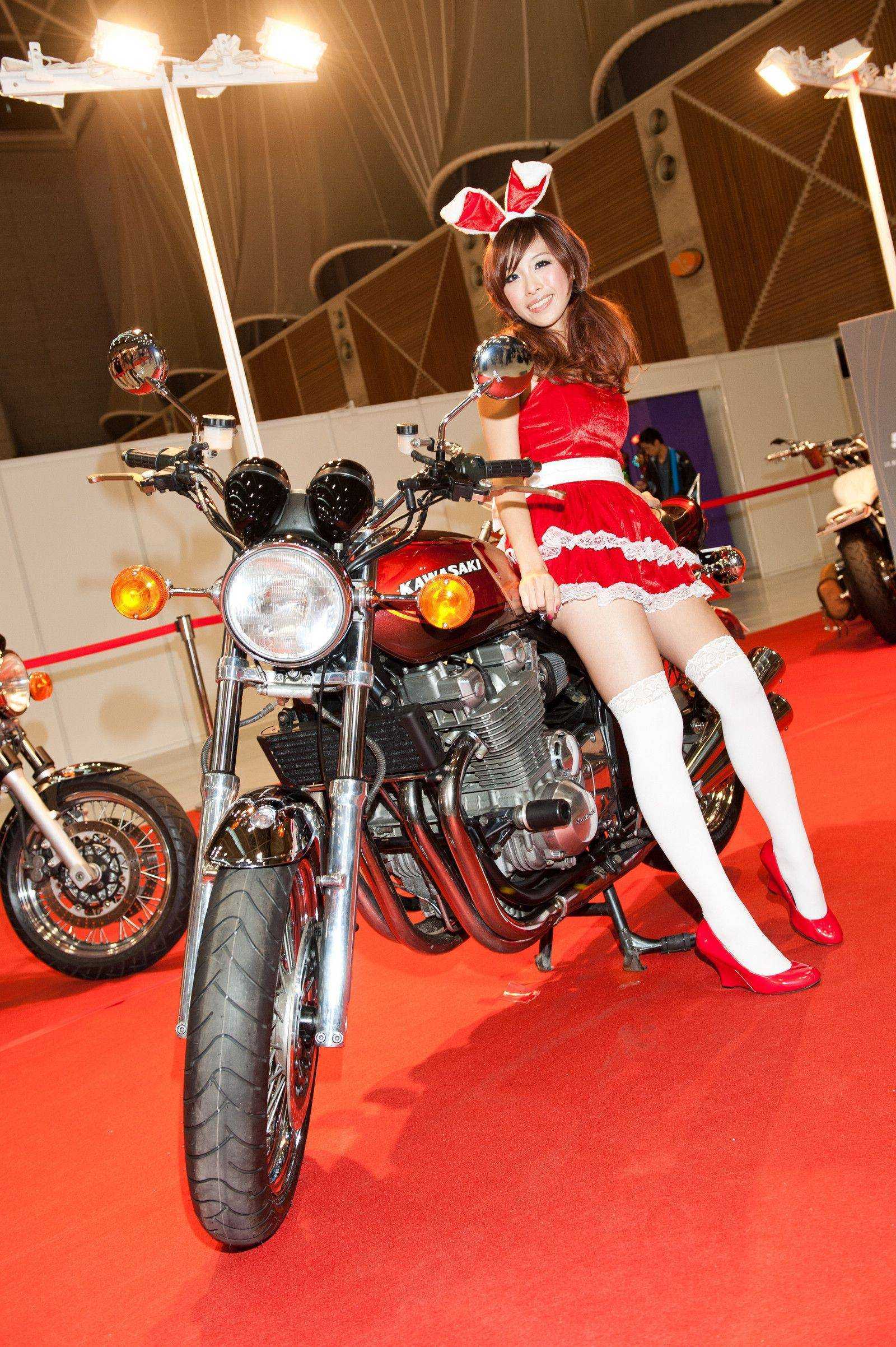 Betel nut Costume Art Exhibition (4): motorcycle photo of Taiwan model